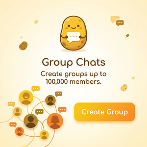 POTATO品牌 - Potato聊天软件搜索功能：全文搜索、高级搜索、搜索过滤