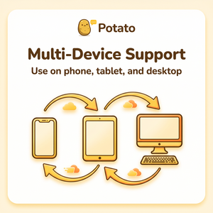 POTATO品牌 - Potato聊天软件转账功能：个人转账、群组转账、转账记录